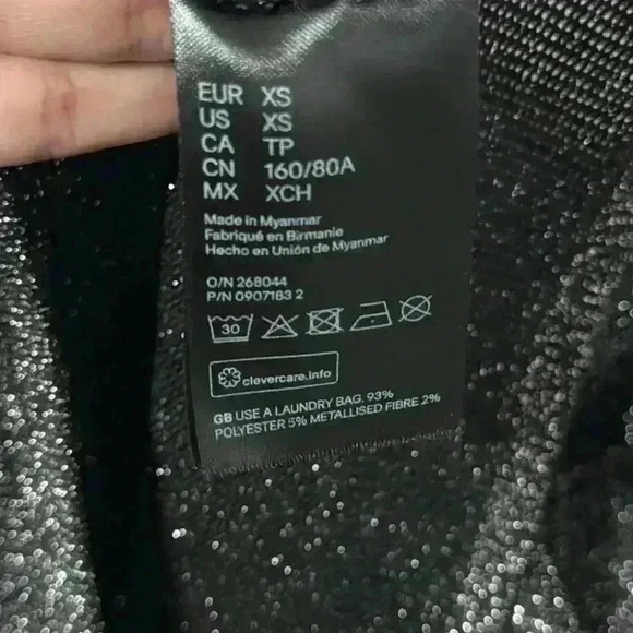 H&M Divided Metallic Top - Picture 4 of 4